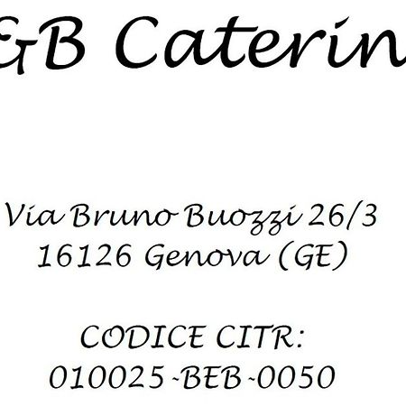 B&B Caterina Genoa Ngoại thất bức ảnh