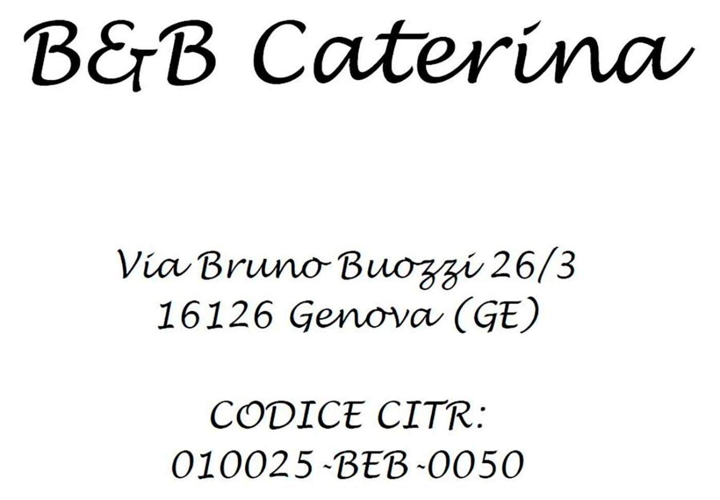 B&B Caterina Genoa Ngoại thất bức ảnh